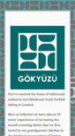 Mobile Screenshot of gokyuzurestaurant.co.uk